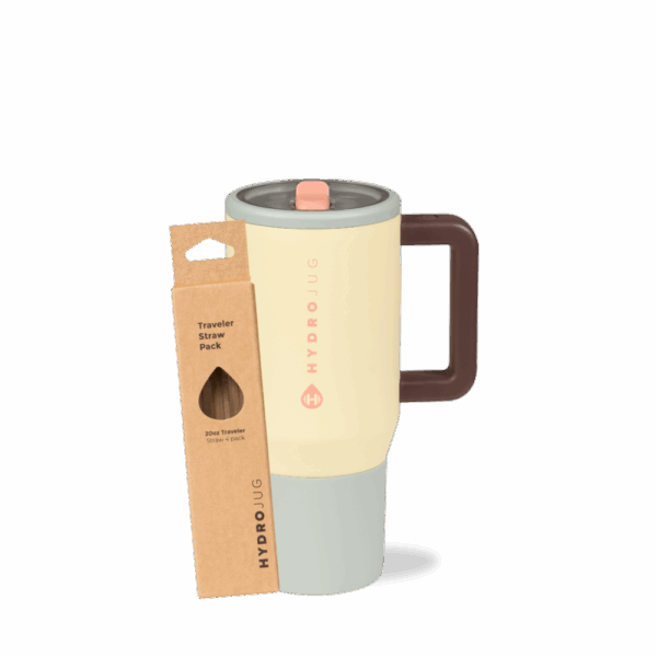 Belle Traveler 20oz + Replacement Straw Pack Bundle