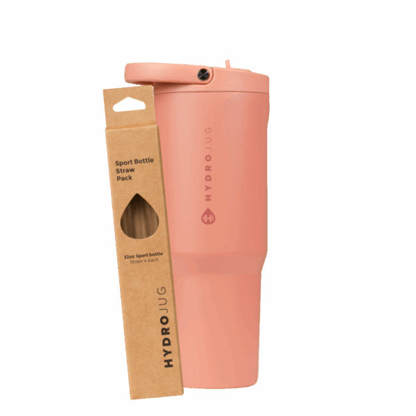Dahlia Sport 32oz + Replacement Straw Pack Bundle