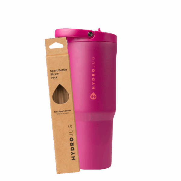 Harvest Berry Sport 32oz + Replacement Straw Pack Bundle