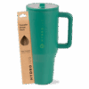 Kelly Green Traveler 40oz + Replacement Straw Pack Bundle