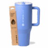 Light Blue Traveler 40oz + Replacement Straw Pack Bundle