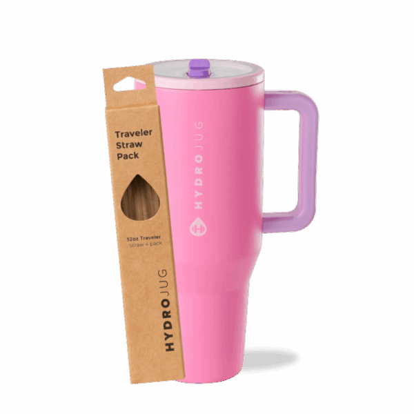 Pink Sugar Traveler 32oz + Replacement Straw Pack Bundle
