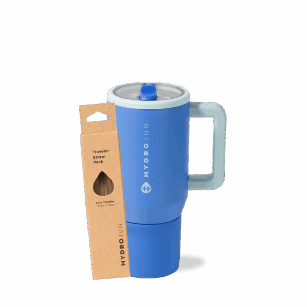 Riptide Traveler 20oz + Replacement Straw Pack Bundle