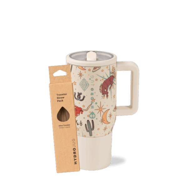 Rodeo Traveler 20oz + Replacement Straw Pack Bundle