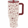 Red Western Charm Traveler (40oz)