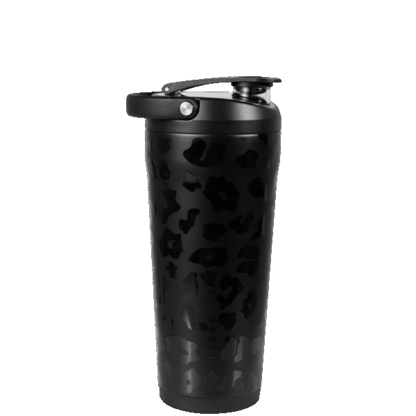 Black Leopard Insulated Shaker (24oz)