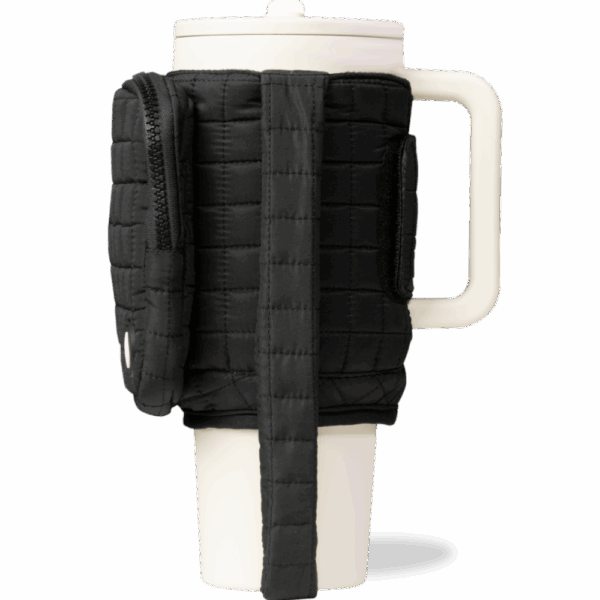 Black Puffer Sleeve Traveler Sleeve